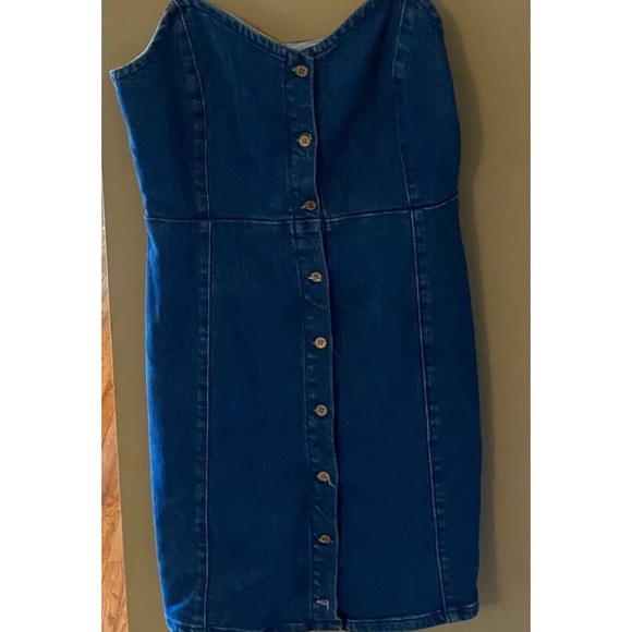 pull and bear denim dress